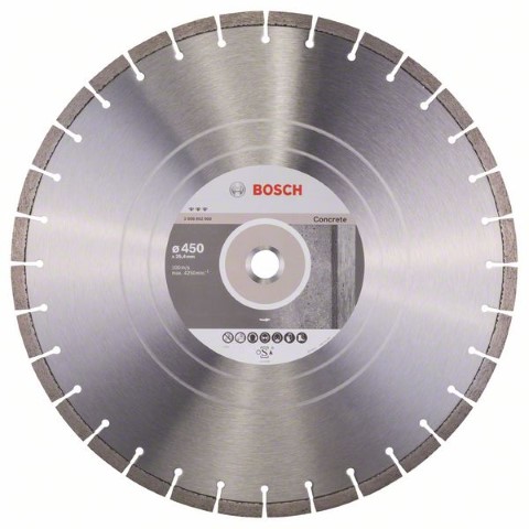 BOSCH DIAMOND CUTTING DISC BEST FOR CONCRETE 450 MM X 25.4 MM